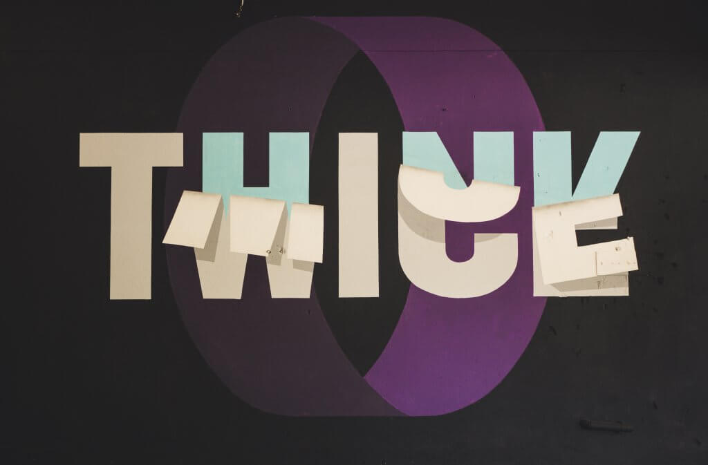 Blog image: The words "Think Twice" in stylised form.