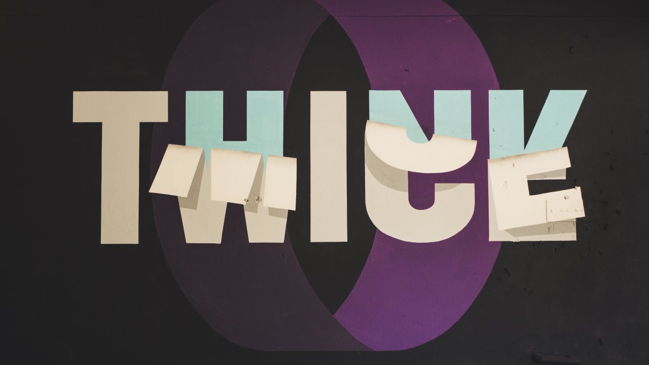 Blog image: The words "Think Twice" in stylised form.